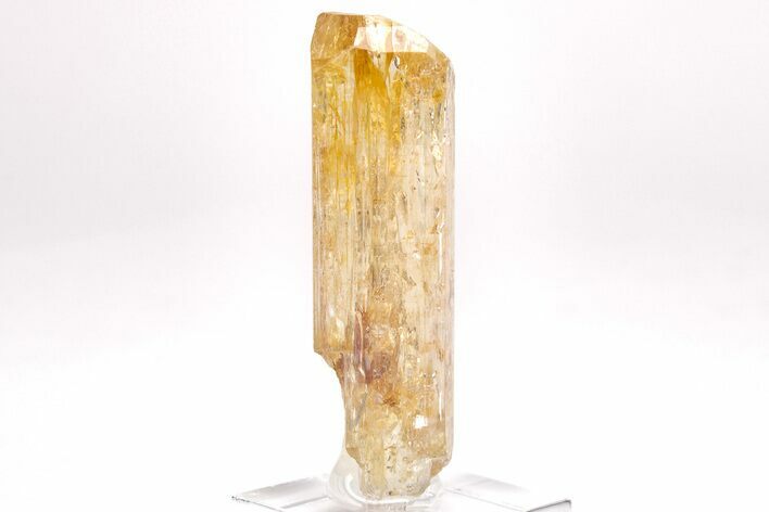 Gemmy Imperial Topaz Crystal - Pristine Termination #206044